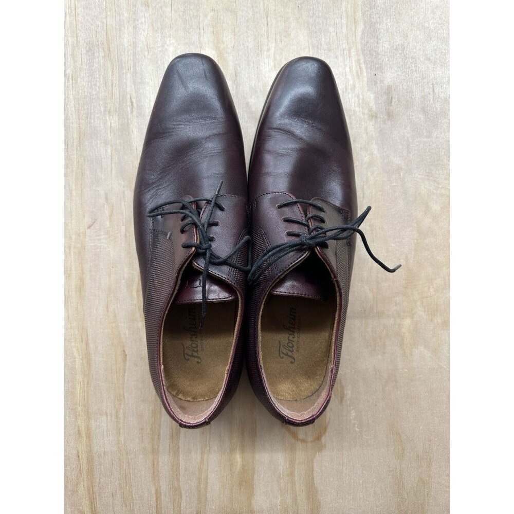 Florsheim Men’s Dress Shoes‎ Brown Leather Lace Up Oxford 10D Shoe Work Comfort